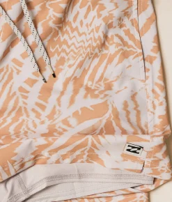 Bottoms | Billabong Line up Layback Stretch Swim Trunks Peach