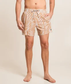 Billabong Line up Layback Stretch Swim Trunks Peach New