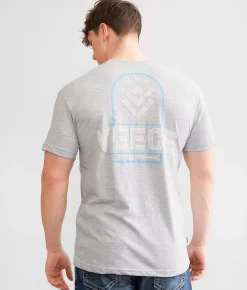 Graphic T-Shirts | Veece Line Zag T-Shirt Pro Grey