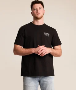 Brixton Linwood Bark Camo T-Shirt Black Multi Best