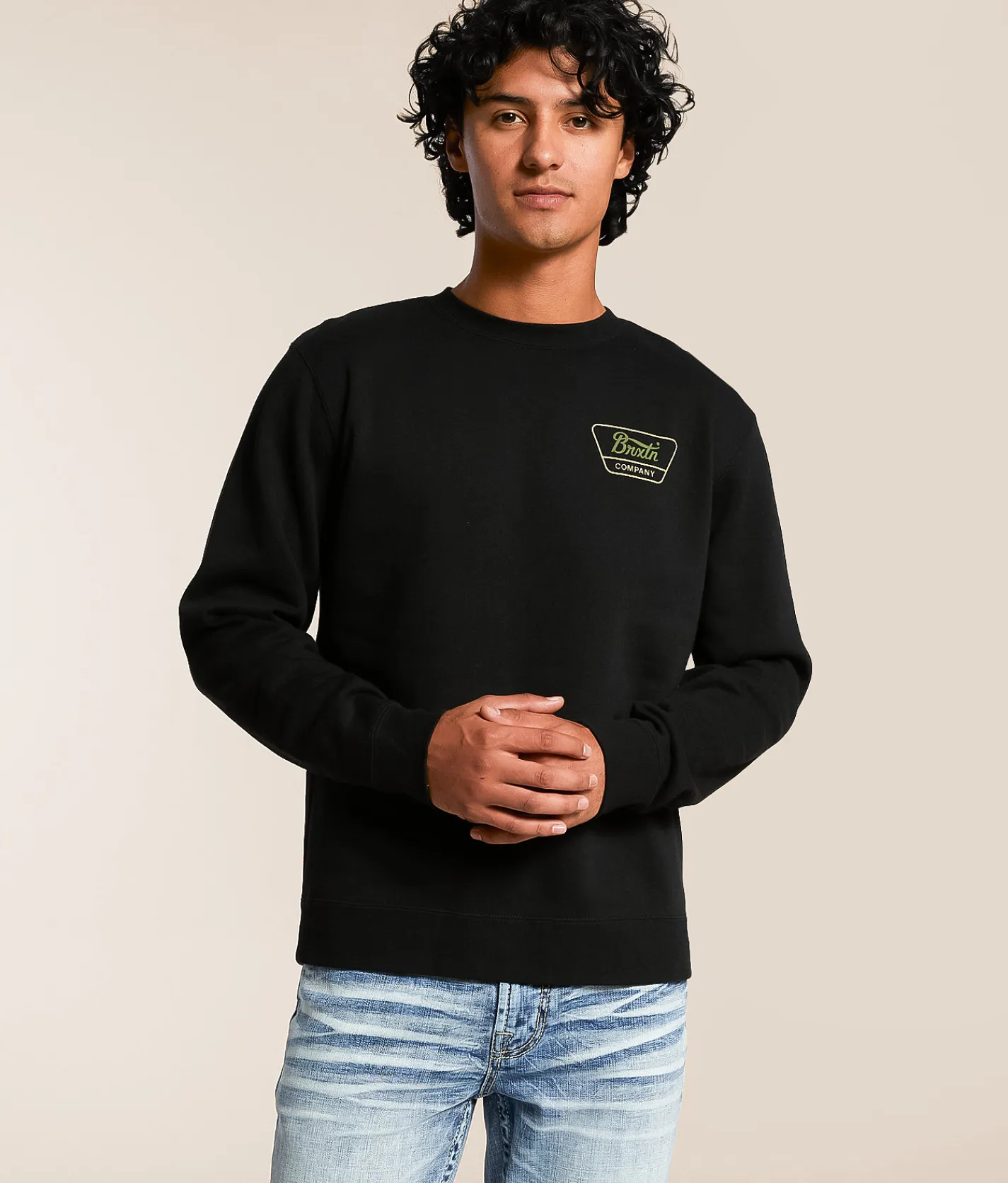 Tops | Brixton Linwood Pullover Black
