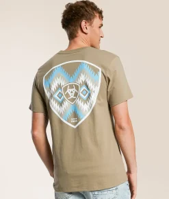Tops|Graphic T-Shirts | Ariat Lit Mesa Shield T-Shirt Fallen Rock
