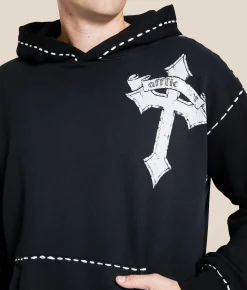 Affliction Live Fast Hooded Sweatshirt Black Online