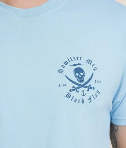 Howitzer Live Free T-Shirt Air Blue New