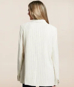 Tops|Coats & Jackets | Z Supply Livingstone Pinstripe Blazer Flax