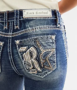 Rock Revival Lizbeth Mid-Rise Boot Stretch Jean Lizbeth MB202 Outlet