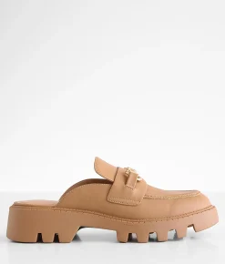 Shoes | London Rag Loafer Mule Shoe Camel