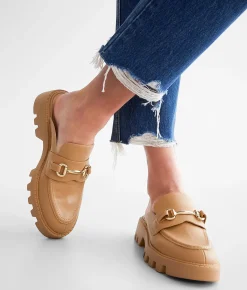 Shoes | London Rag Loafer Mule Shoe Camel