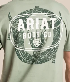 Ariat Locked Lasso T-Shirt Lily Pad