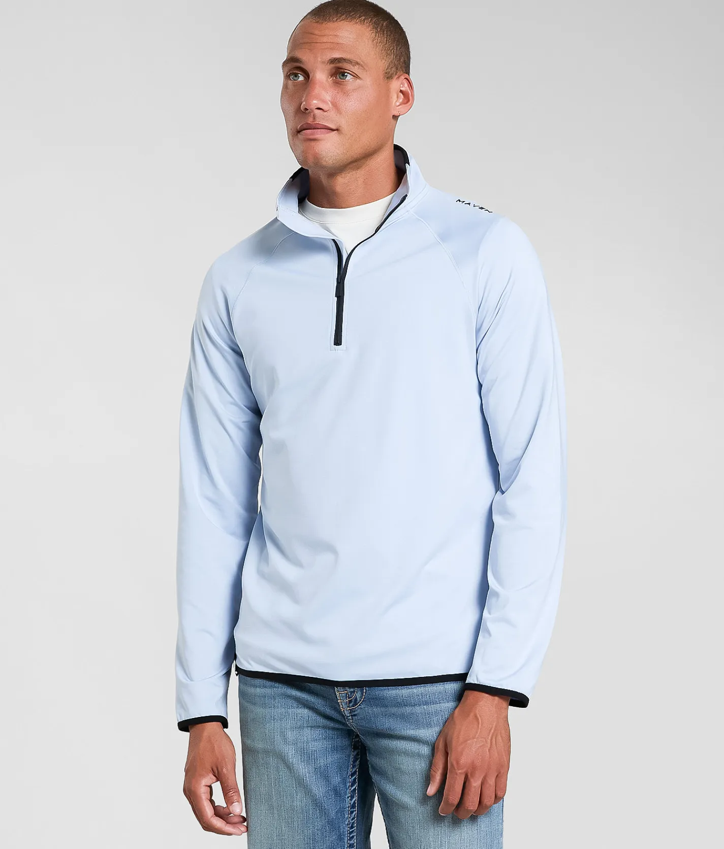 Maven Co-op Lodge Heat Pullover Light Blue Outlet