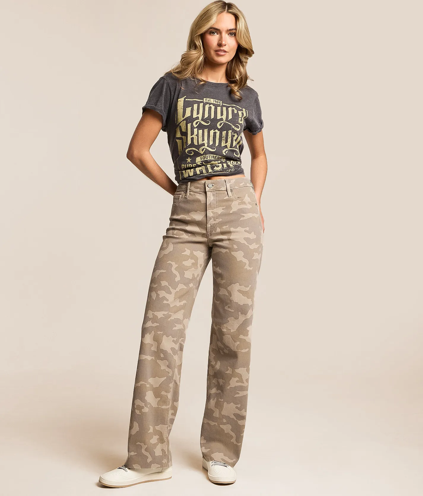 Jeans|Bottoms | HIDDEN Logan Camo Dad Stretch Jean Tan Camo