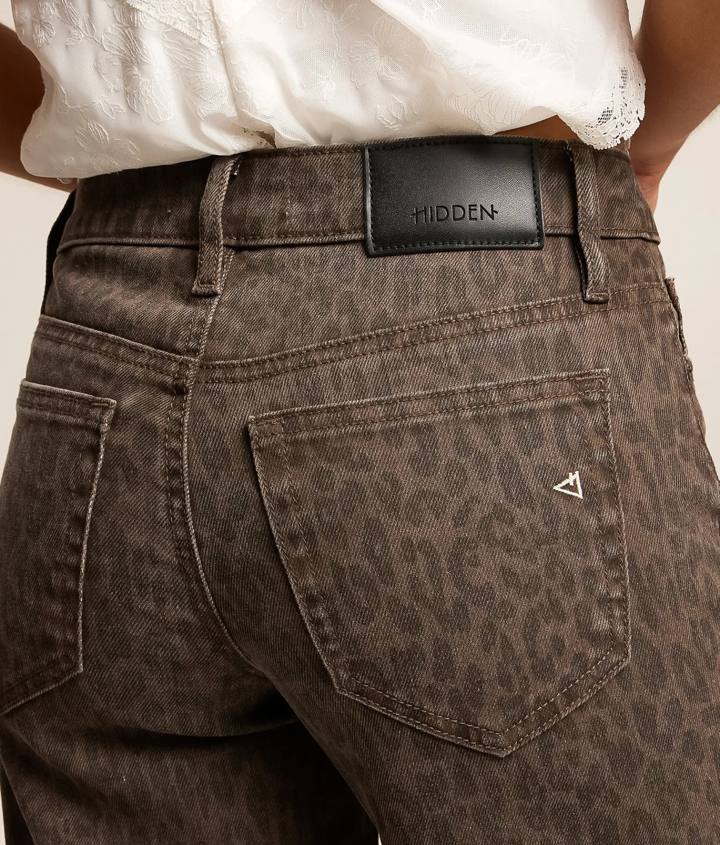 Jeans|Bottoms | HIDDEN Logan Cheetah Dad Stretch Jean Brown Cheetah
