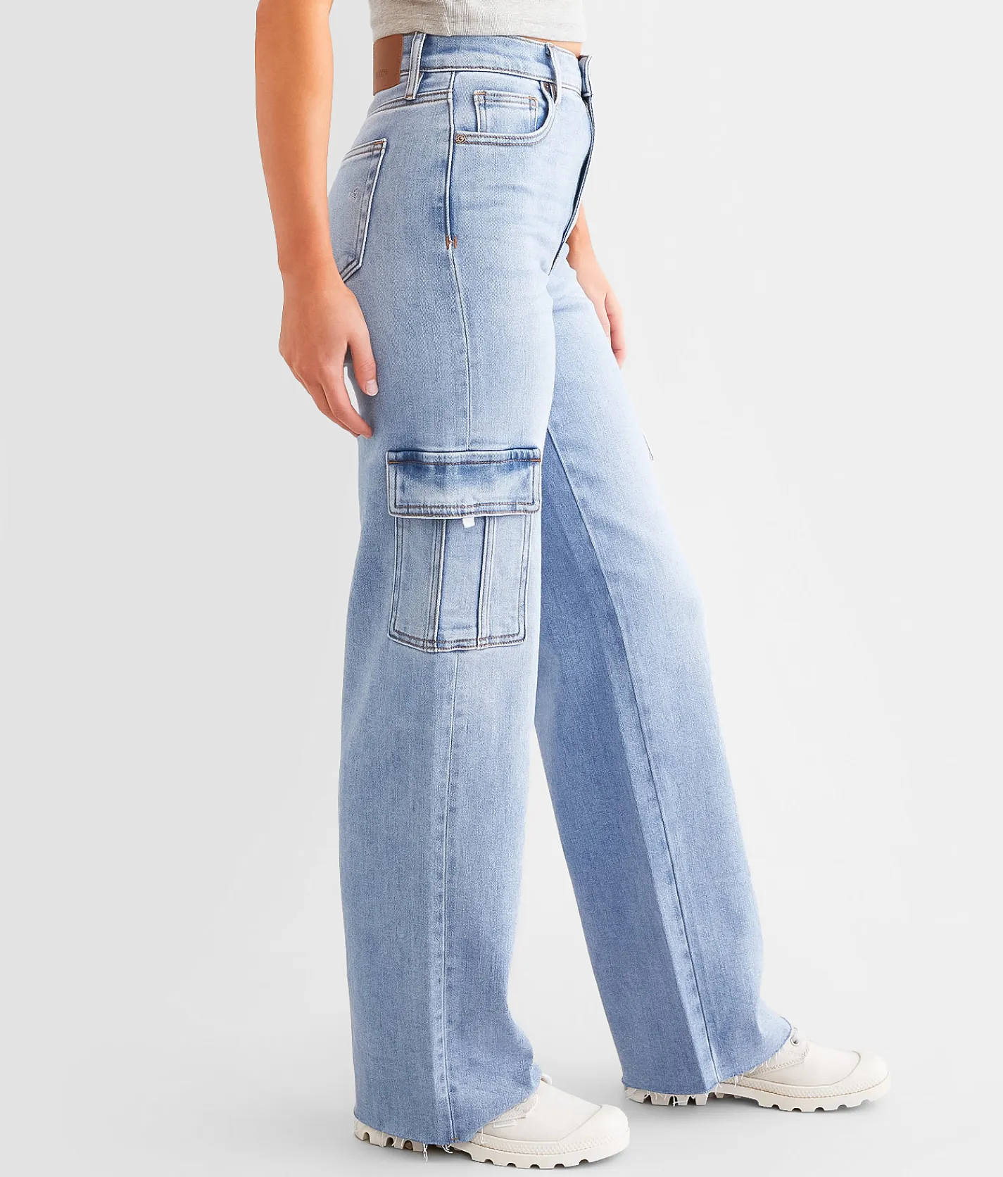 HIDDEN Logan Dad Cargo Stretch Jean Medium Light Discount