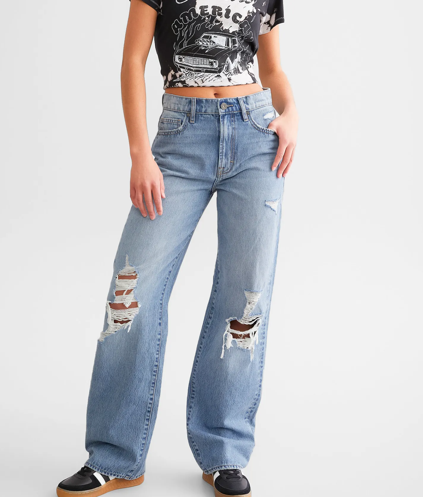 HIDDEN Logan Dad Jean Medium Light Discount