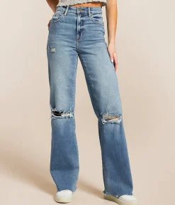 Jeans|Bottoms | HIDDEN Logan Dad Stretch Jean Medium Wash