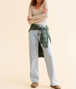 Jeans|Bottoms | HIDDEN Logan Dad Stretch Jean Light