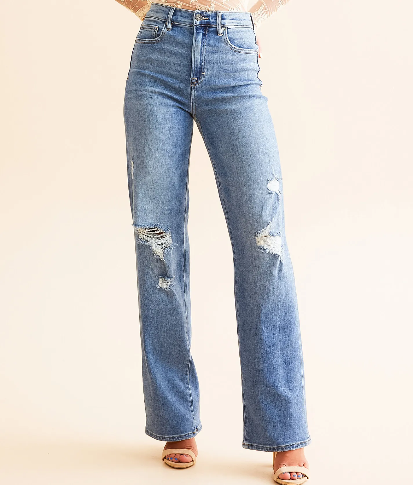 Bottoms | HIDDEN Logan Dad Stretch Jean Medium