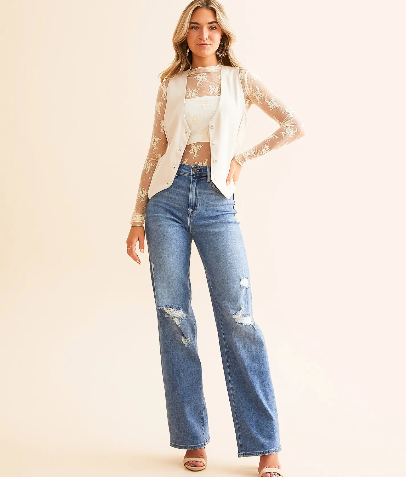 Bottoms | HIDDEN Logan Dad Stretch Jean Medium