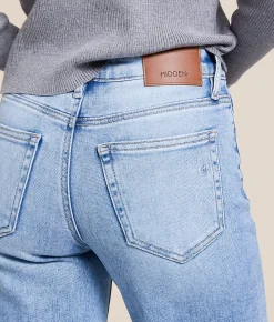 HIDDEN Logan Rhinestone Dad Stretch Jean Light Rhinestone New