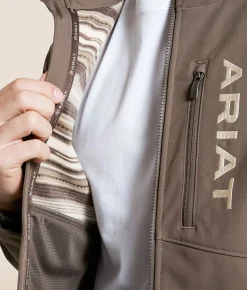 Ariat Logan Softshell Jacket Banyan Bark New