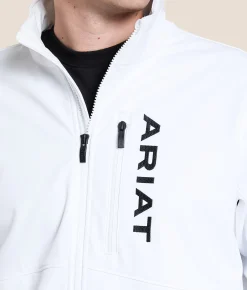 Ariat Logan Softshell Jacket White Discount