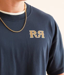 Graphic T-Shirts | Rock Revival Logan T-Shirt Navy