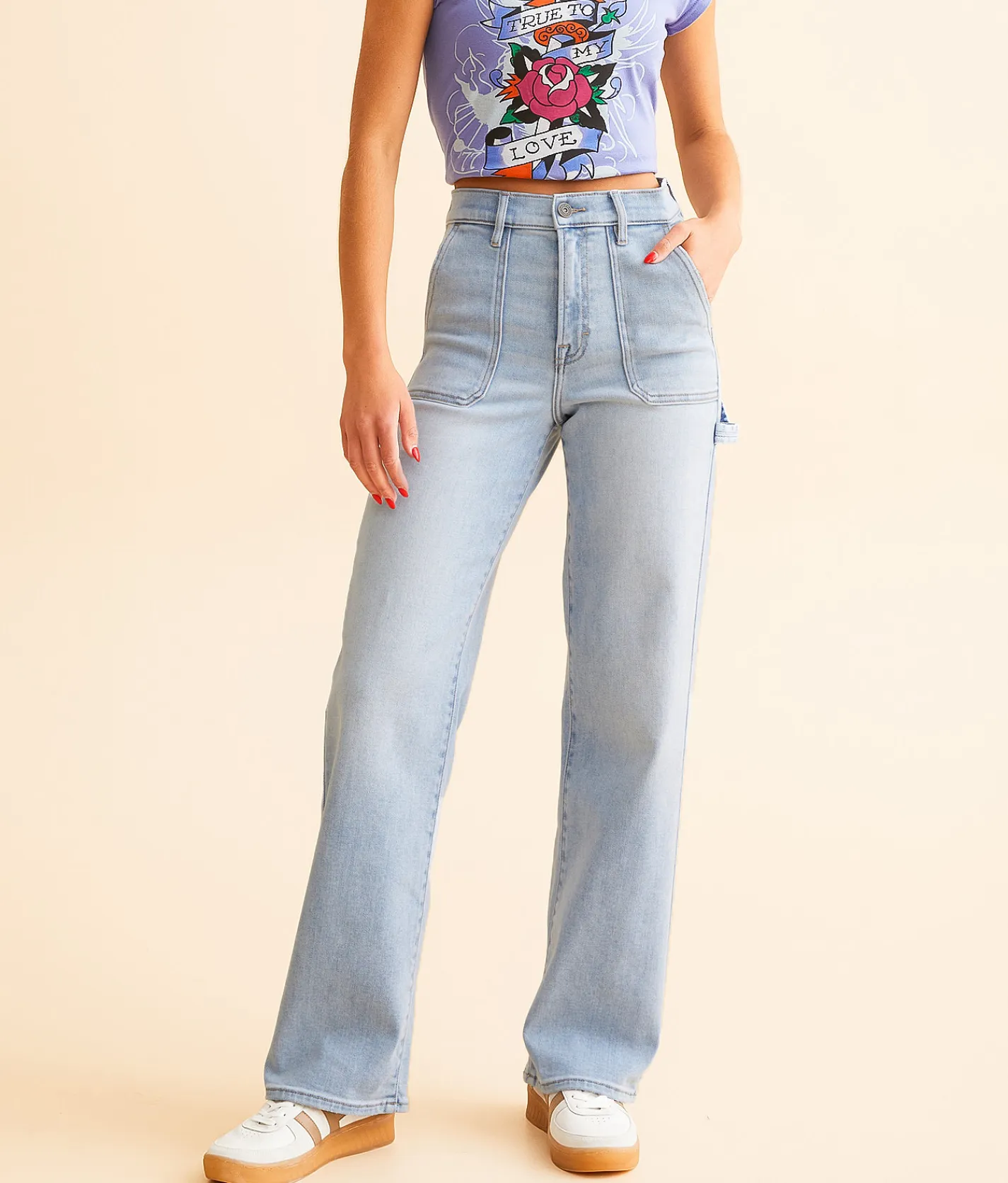 Jeans|Bottoms | HIDDEN Logan Utility Stretch Jean Light