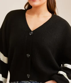 Wrangler® Logo Cardigan Sweater Black Sale