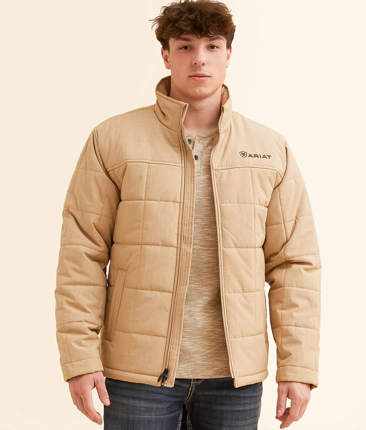 Ariat Logo Crius Insulated Jacket Cornstalk Heather Online