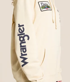 Wrangler® x Coors® Logo Hooded Sweatshirt Antique White