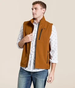 Ariat Logo 2.0 Patriot Softshell Vest Chestnut New