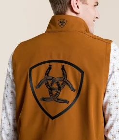 Ariat Logo 2.0 Patriot Softshell Vest Chestnut New