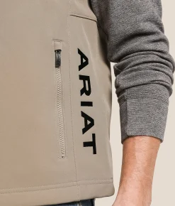 Tops|Coats & Jackets | Ariat Logo 2.0 Patriot Vest Greige