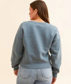 Tops | Wrangler® Logo Pullover Blue
