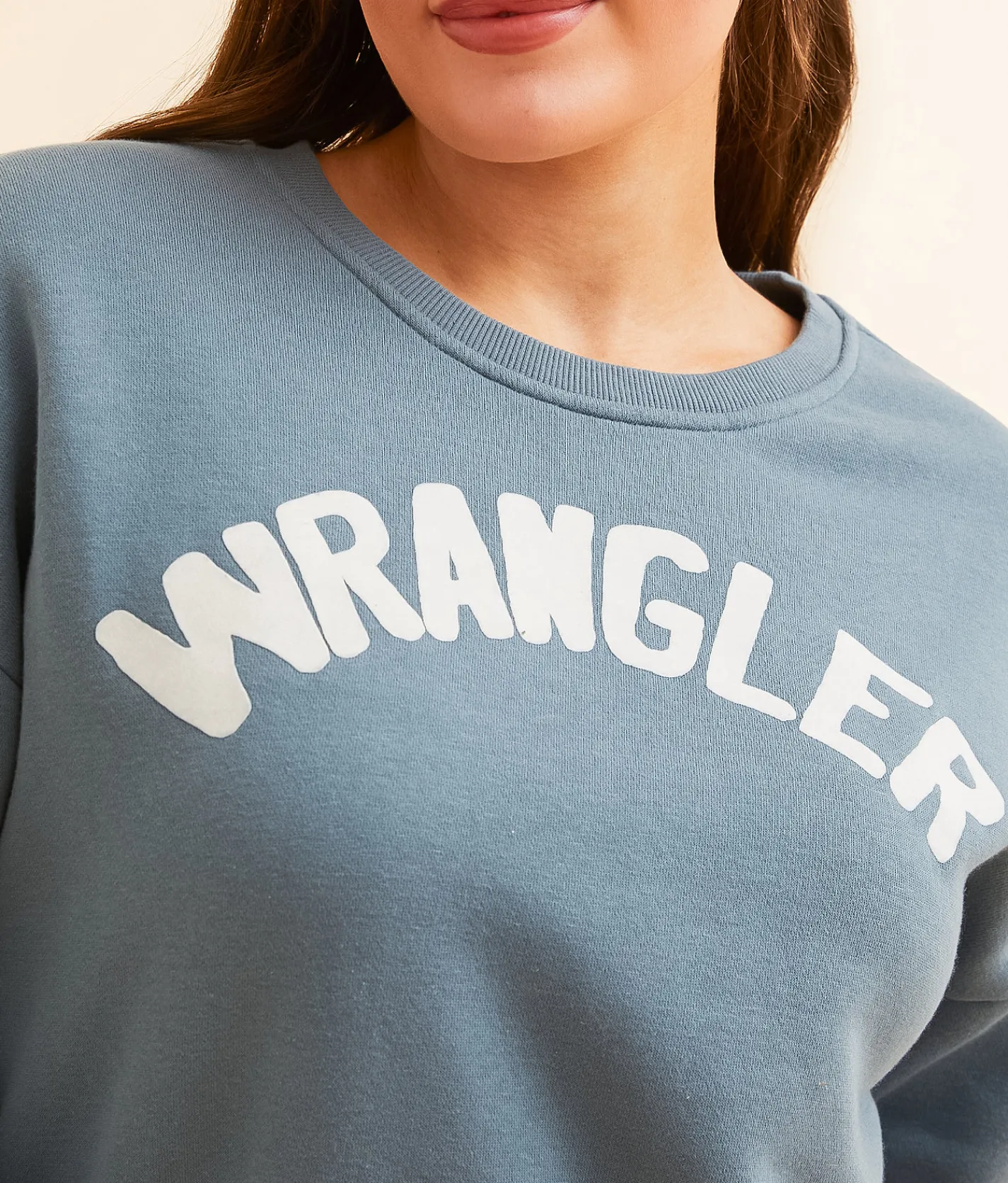 Tops | Wrangler® Logo Pullover Blue