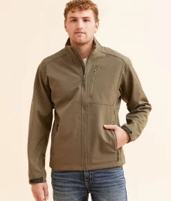 Ariat Logo 2.0 Softshell Jacket Crocodile Heather Discount