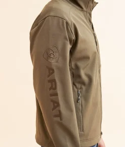 Ariat Logo 2.0 Softshell Jacket Crocodile Heather Discount