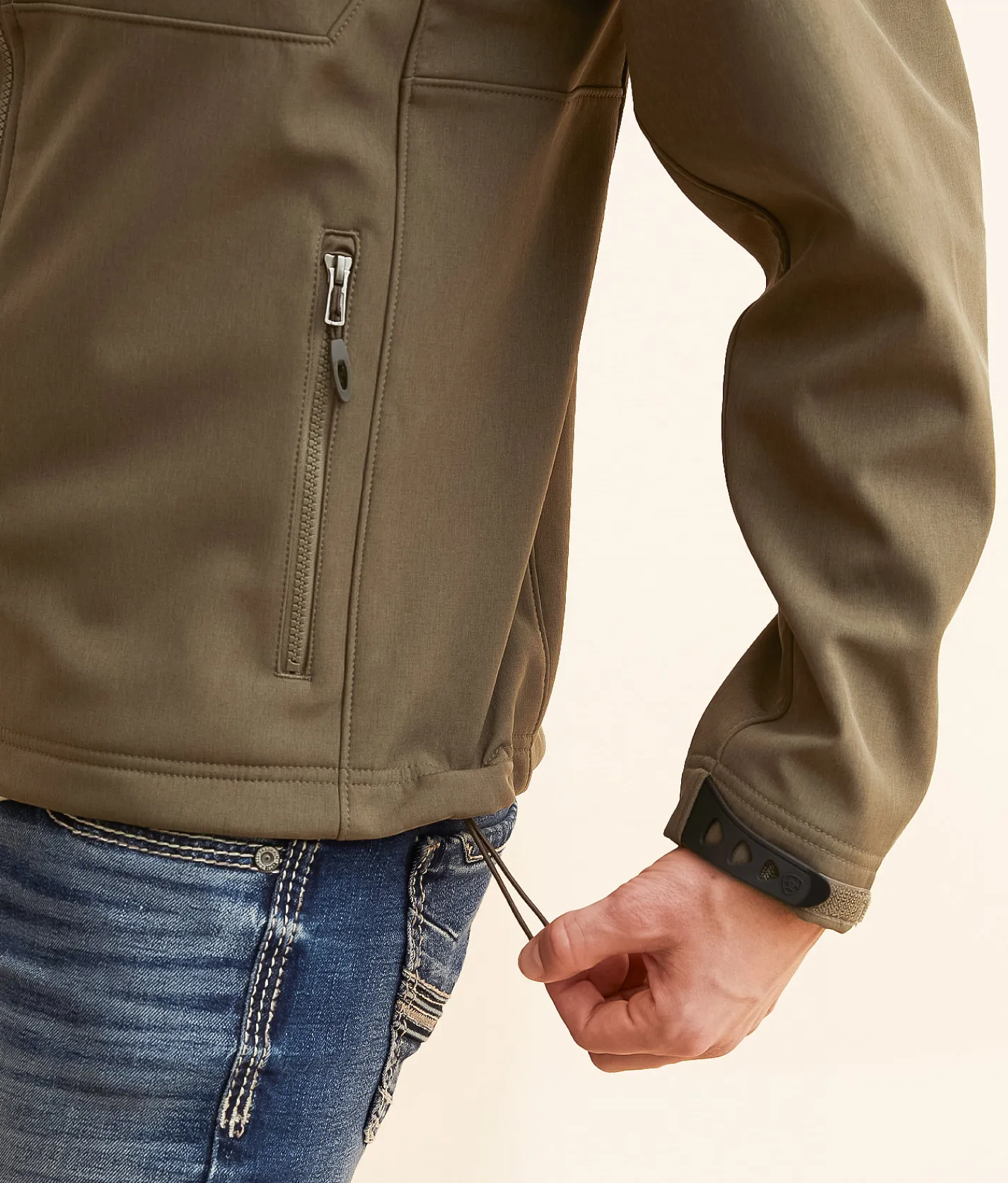 Ariat Logo 2.0 Softshell Jacket Crocodile Heather Discount
