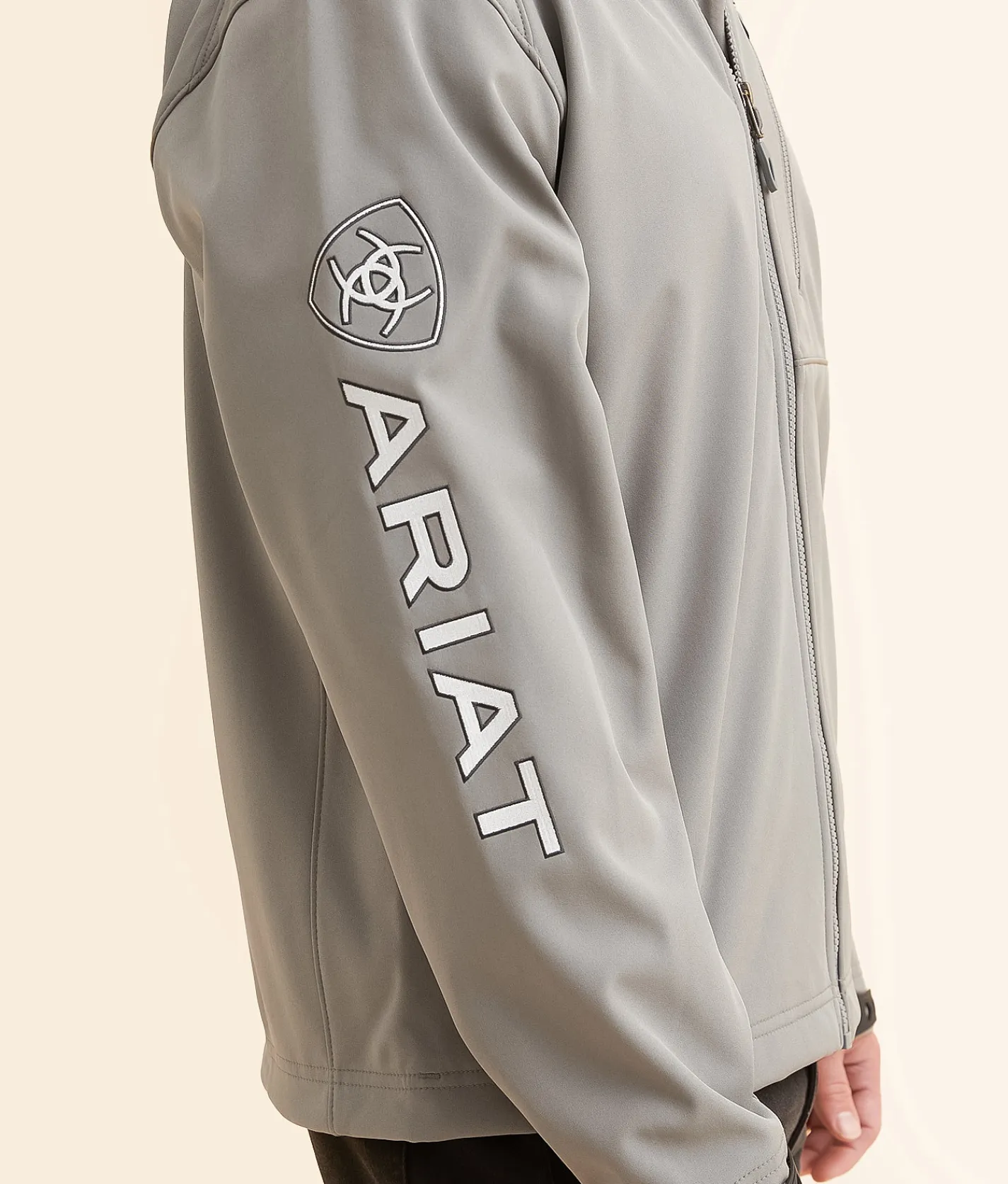 Ariat Logo 2.0 Softshell Jacket Jetty Grey Hot