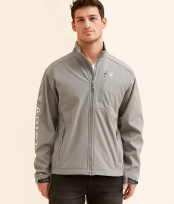 Ariat Logo 2.0 Softshell Jacket Jetty Grey Hot