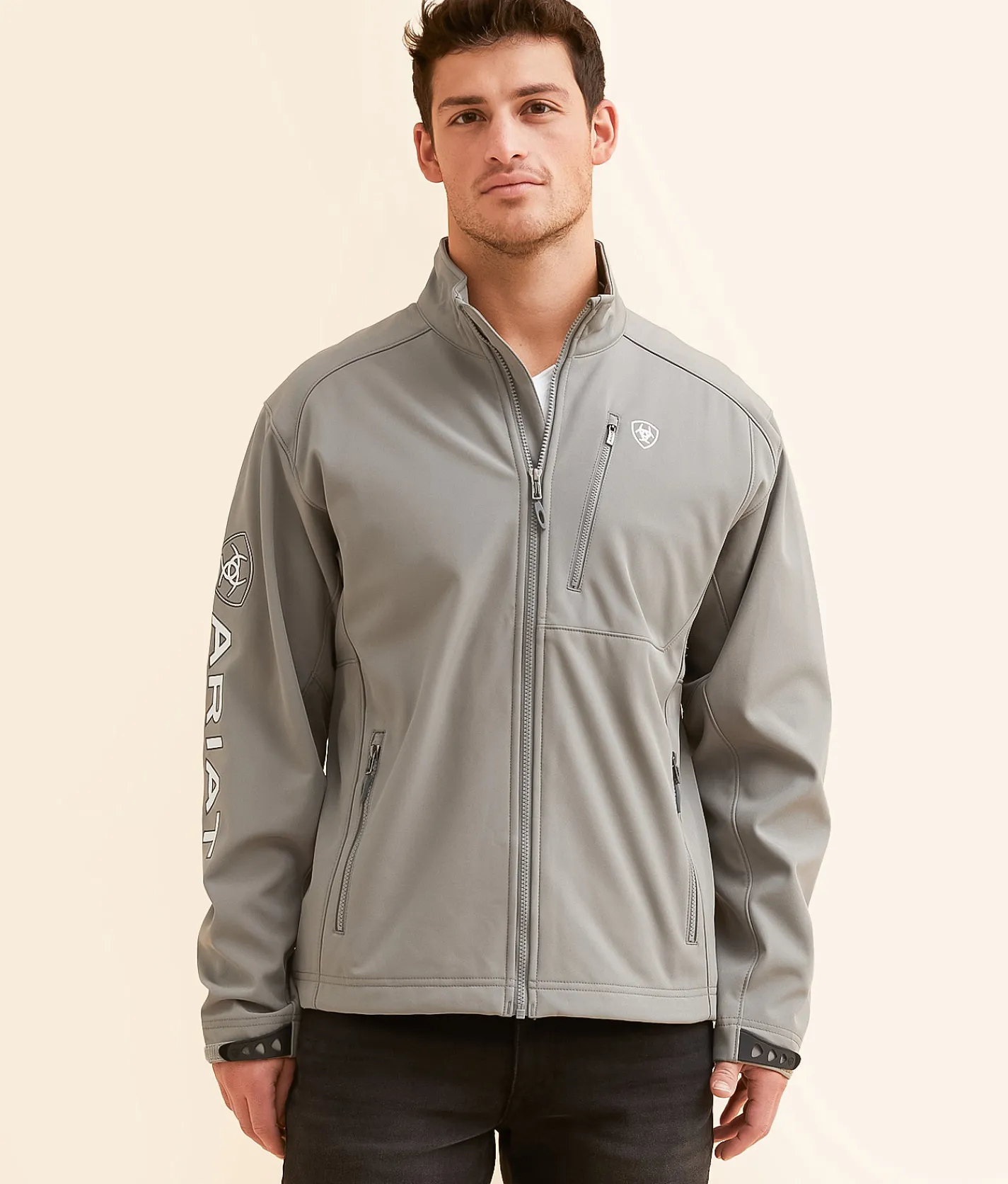 Ariat Logo 2.0 Softshell Jacket Jetty Grey Hot