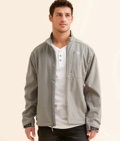 Ariat Logo 2.0 Softshell Jacket Jetty Grey Hot