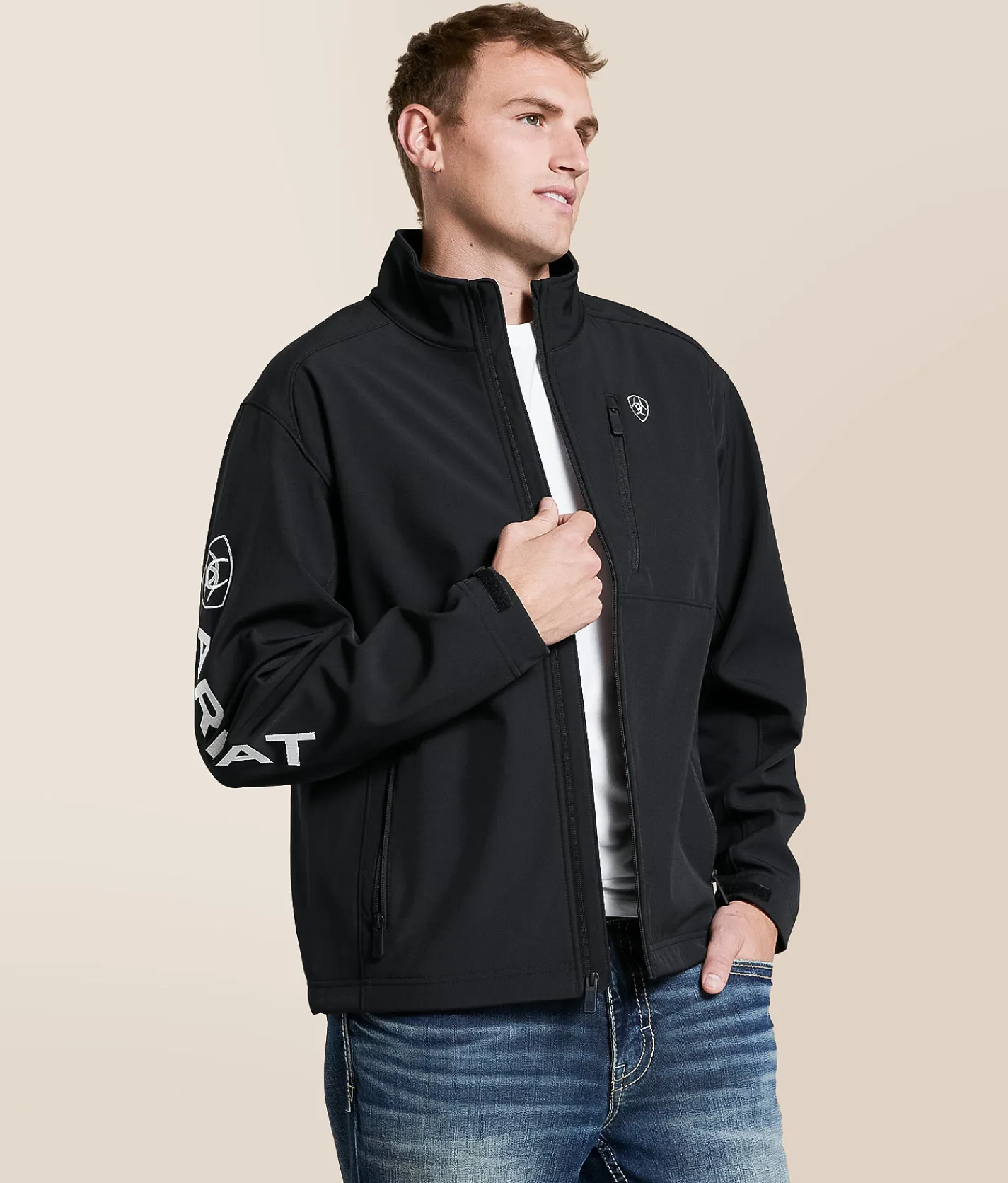 Tops|Coats & Jackets | Ariat Logo 2.0 Softshell Jacket Black