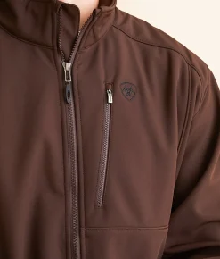 Ariat Logo 2.0 Softshell Jacket Coffee Bean Online