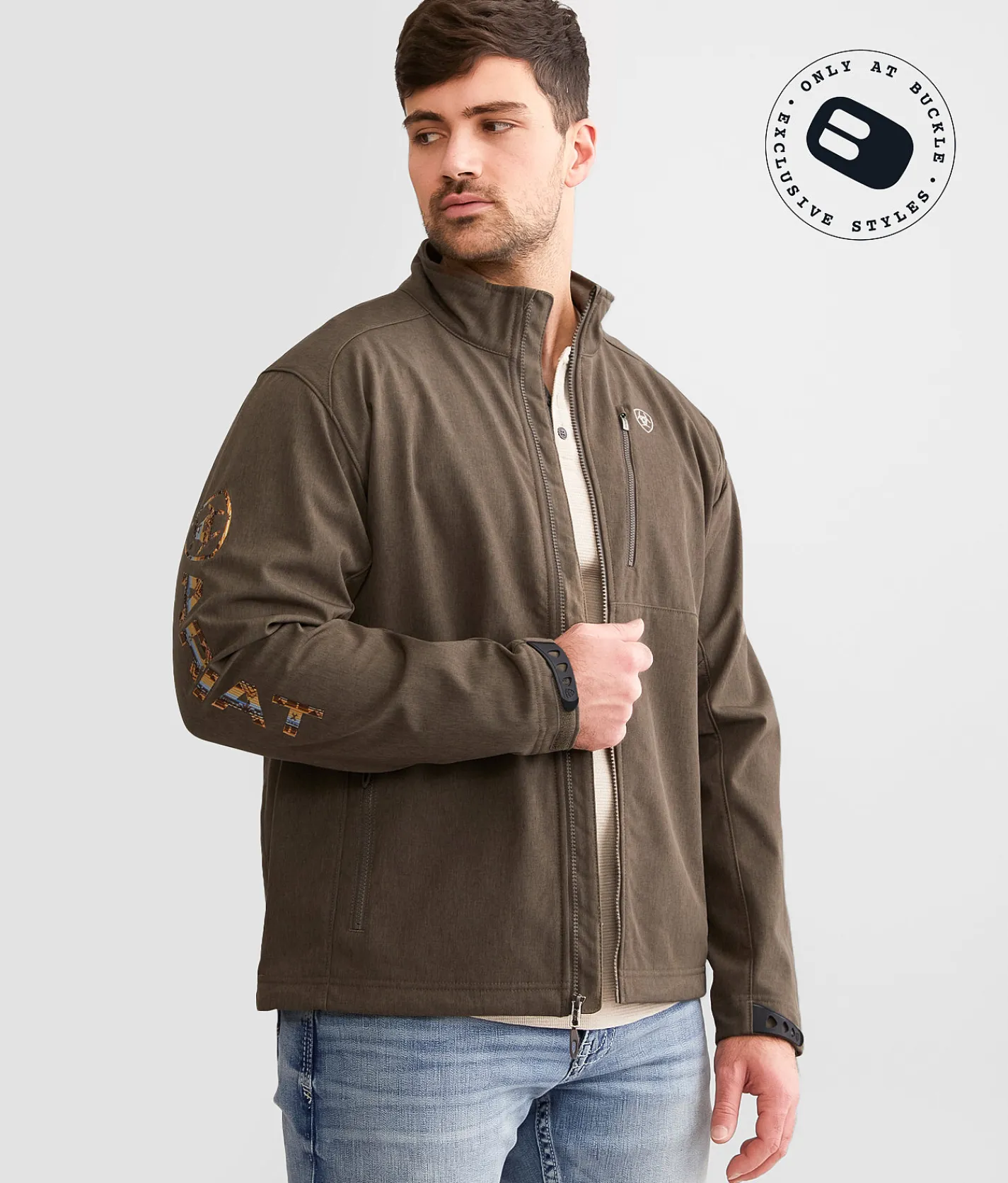 Coats & Jackets | Ariat Logo 2.0 Softshell Jacket Banyan Bark Heather