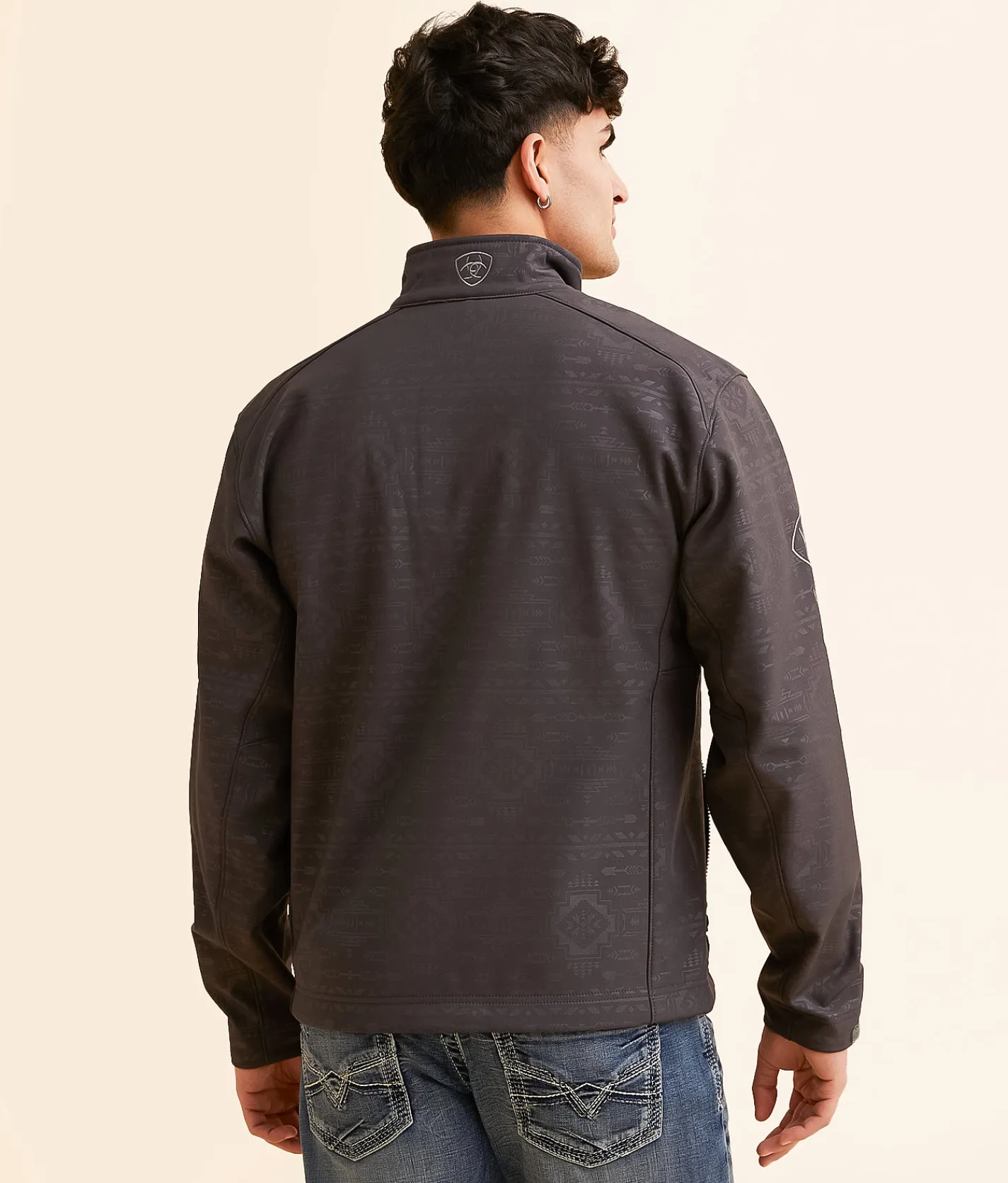 Ariat Logo 2.0 Softshell Jacket Phantom Emboss Outlet