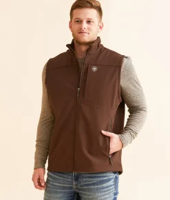 Ariat Logo 2.0 Softshell Vest Shaved Chocolate Discount