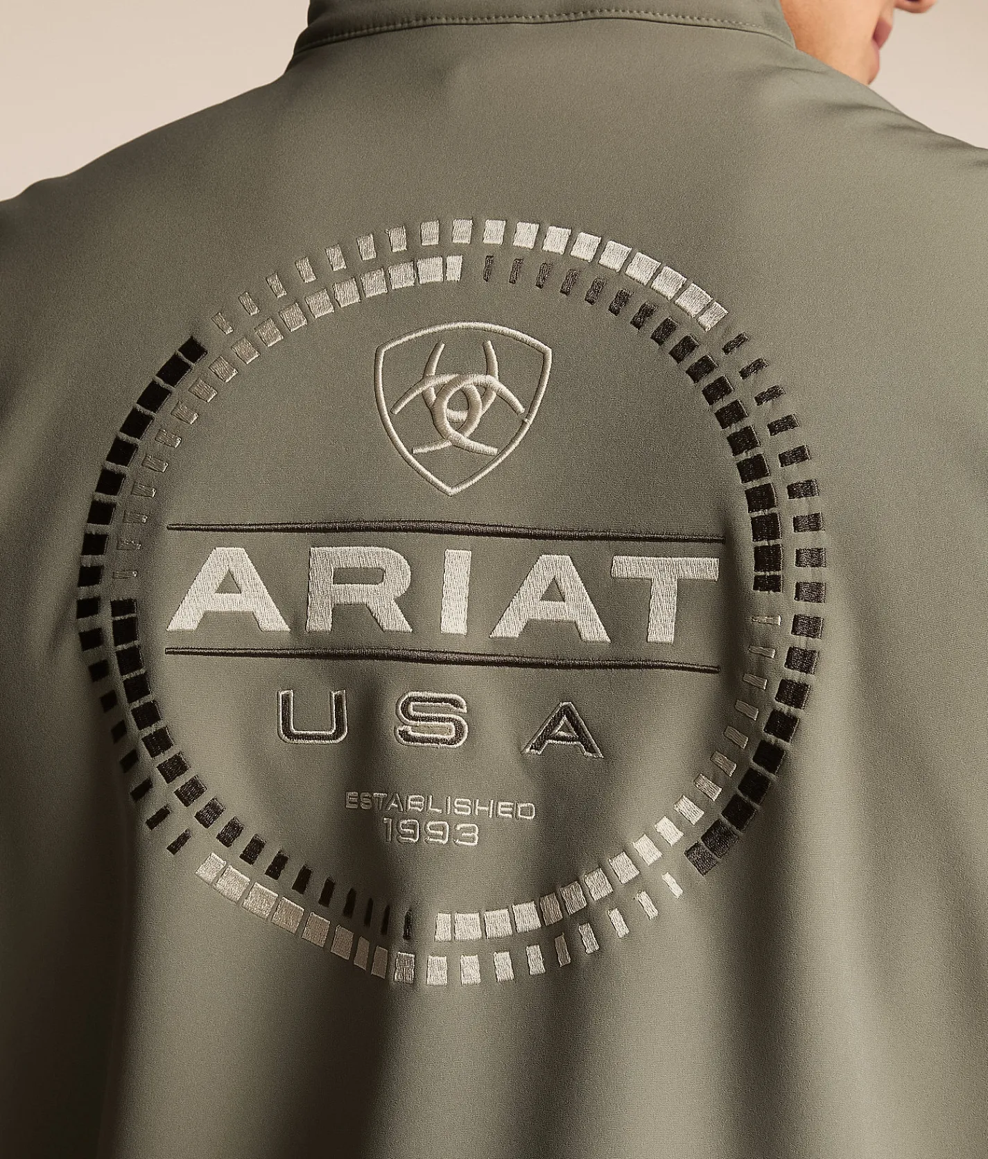 Tops|Coats & Jackets | Ariat Logo Softshell Vest Vetiver