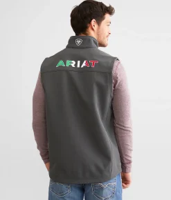 Coats & Jackets | Ariat Logo 2.0 Softshell Vest Charcoal