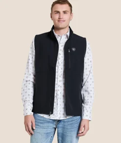 Ariat Logo Softshell Vest Black Outlet